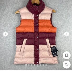 Eddie Bauer Multicolor Puffer Vest